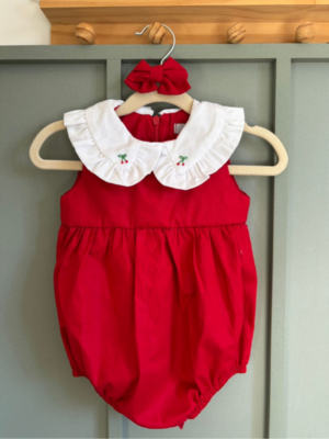 Romper Cherry Vermelho