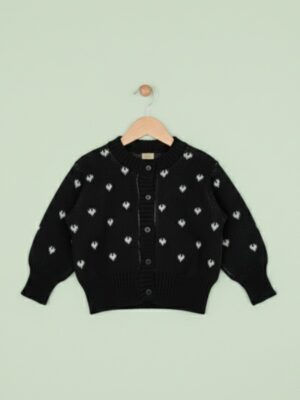 Casaquinho Tricot Corações
